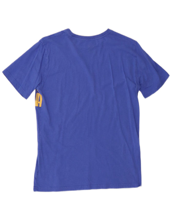 Puma Jungen Grafik T-Shirt Top 15-16 Jahre XL Blaue Baumwolle
