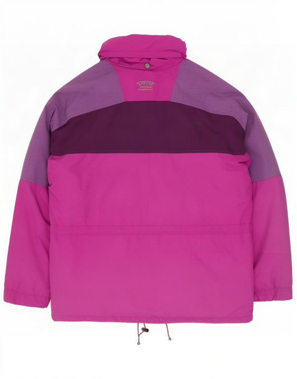 Great Escapes Damen Skijacke mit entspannter Passform IT 52 2XL Pink Colourblock