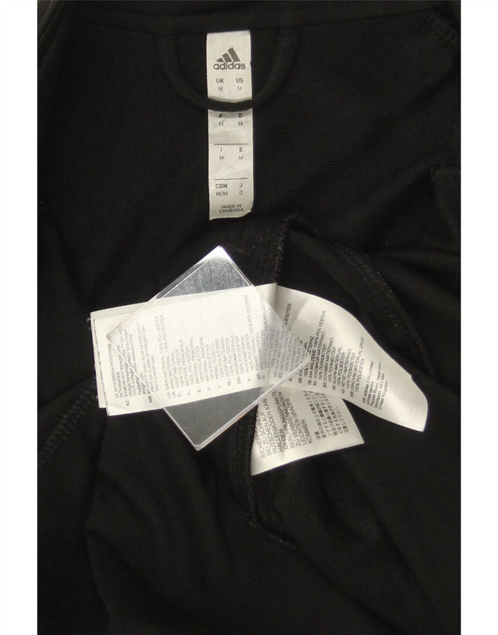 ADIDAS Herren-Trainingsanzug-Oberjacke, Mittelschwarzes Polyester