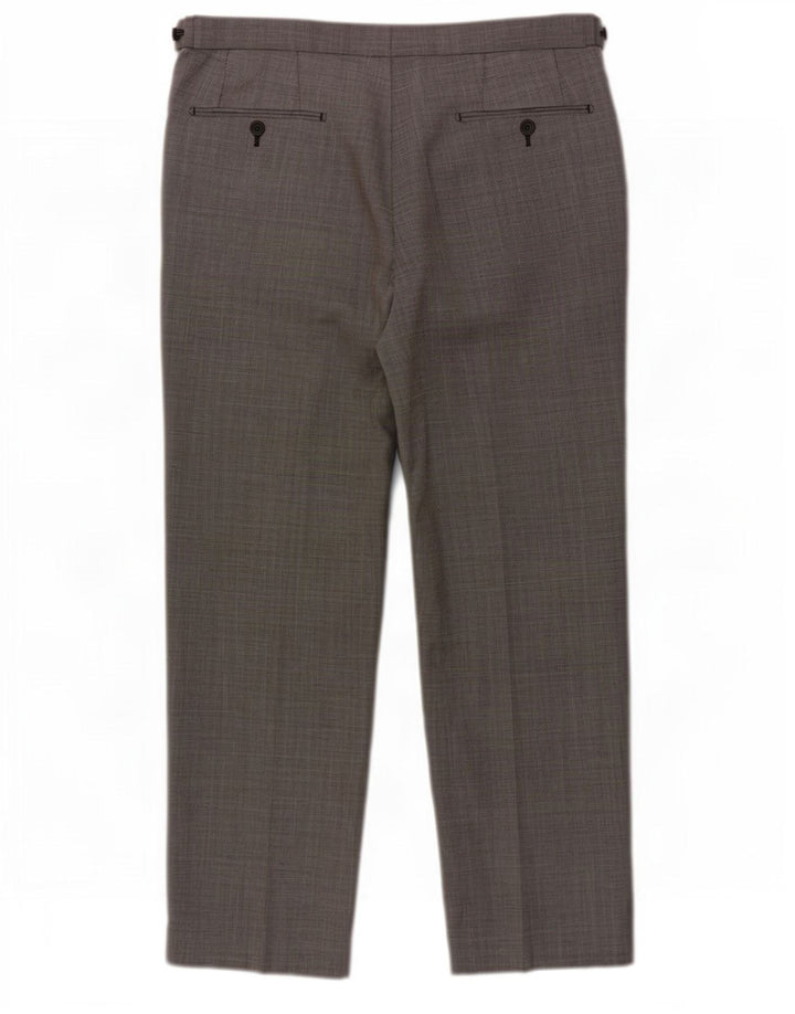 Marks & Spencer Herren Autograph Pegged Anzughose W36 L31 Graue Schurwolle