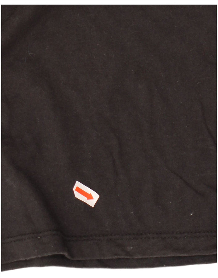 LEVI'S Damen T-Shirt Top UK 6 XS Schwarz