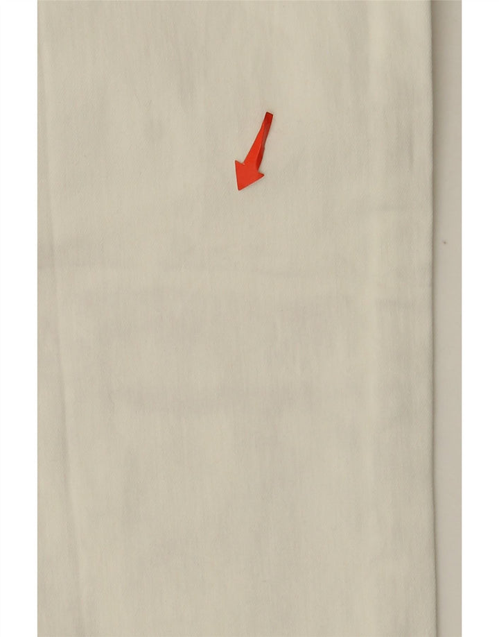 Versace Damen Slim Jeans IT 44 Medium W32 L31 Weiße Baumwolle