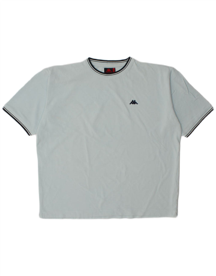 KAPPA Herren T-Shirt Top XL Blau Baumwolle