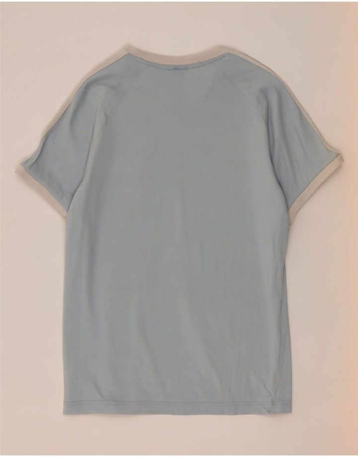 Adidas Herren T-Shirt Top mittelblaue Baumwolle