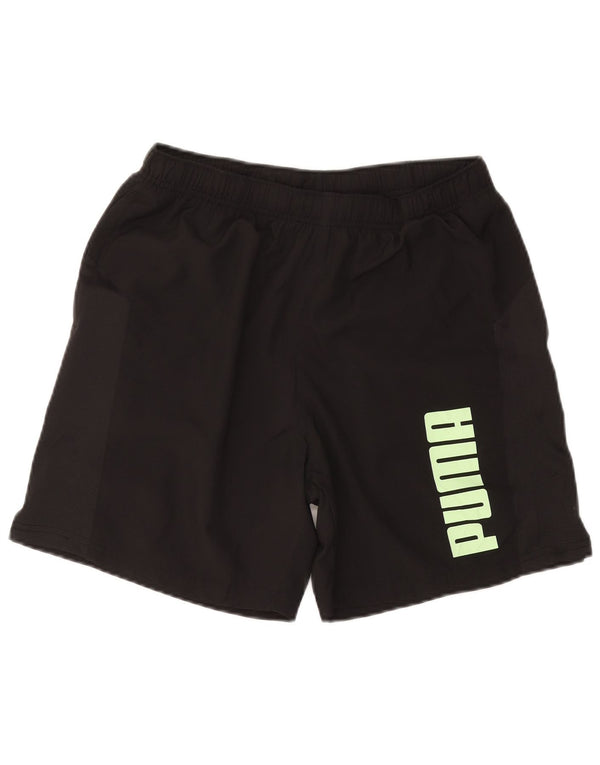 Puma Herren Graphic Sport Shorts Medium Schwarz Polyester