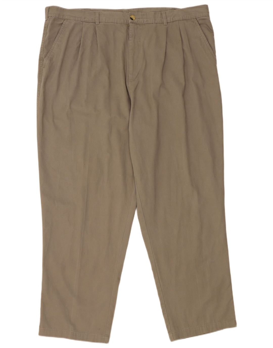 Essentials Herren-Chinohose mit Pegged, W46, L30, graue Baumwolle
