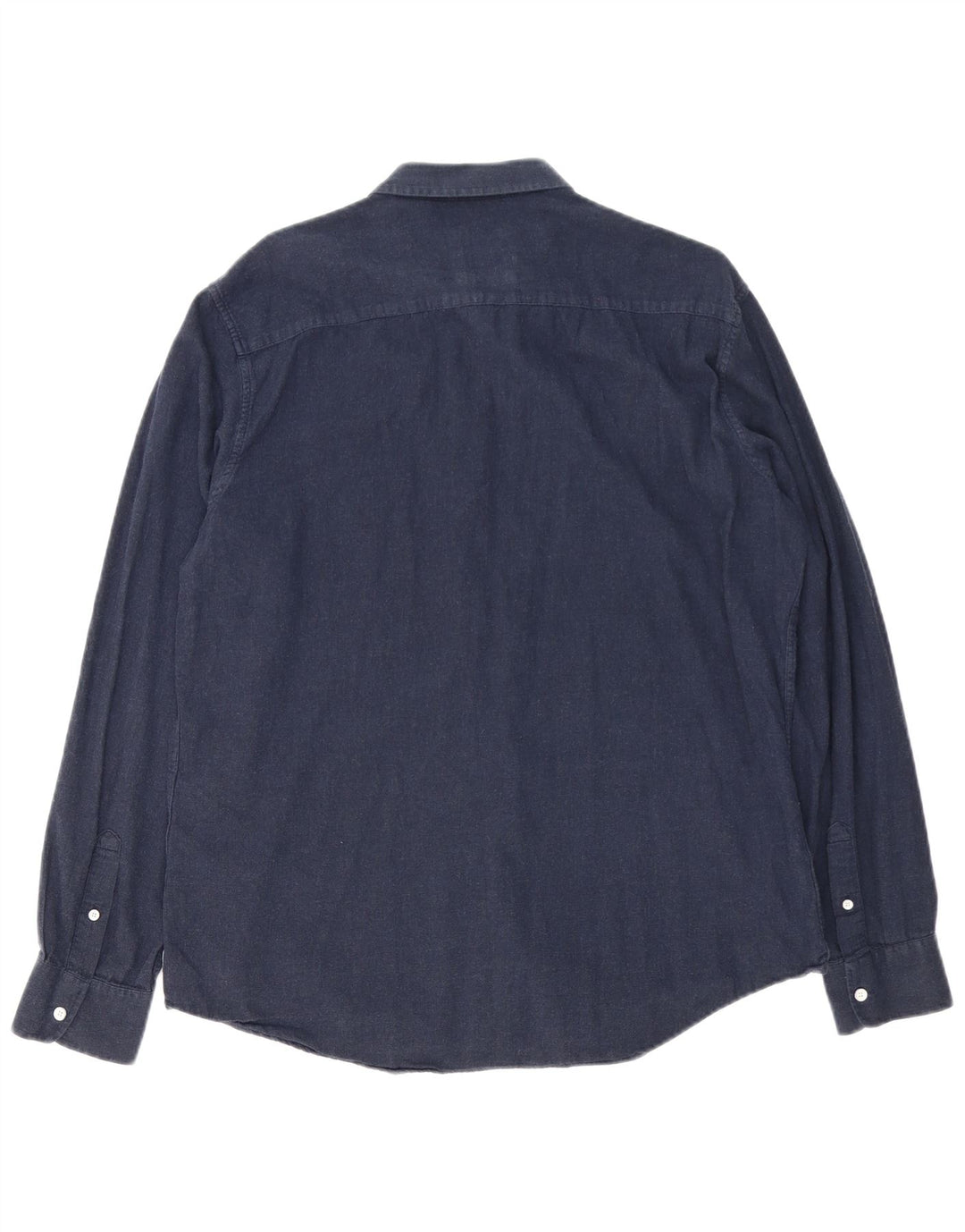 Armani Exchange Herrenhemd XL Marineblau Baumwolle
