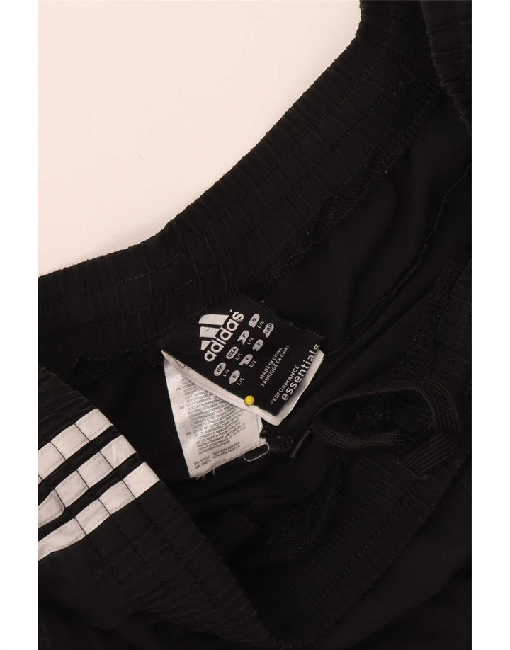 Adidas Herren Climalite Trainingshose Jogger Großes schwarzes Polyester