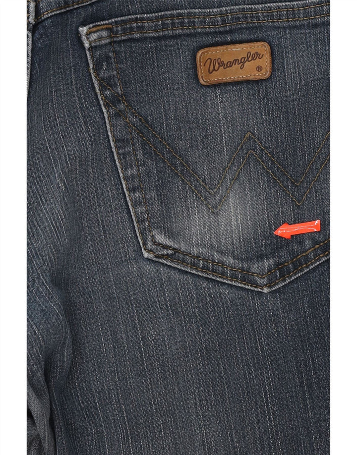 WRANGLER Womens Texas Stretch Straight Jeans W33 L32 Blue Cotton Vintage Wrangler and Second-Hand Wrangler from Messina Hembry 