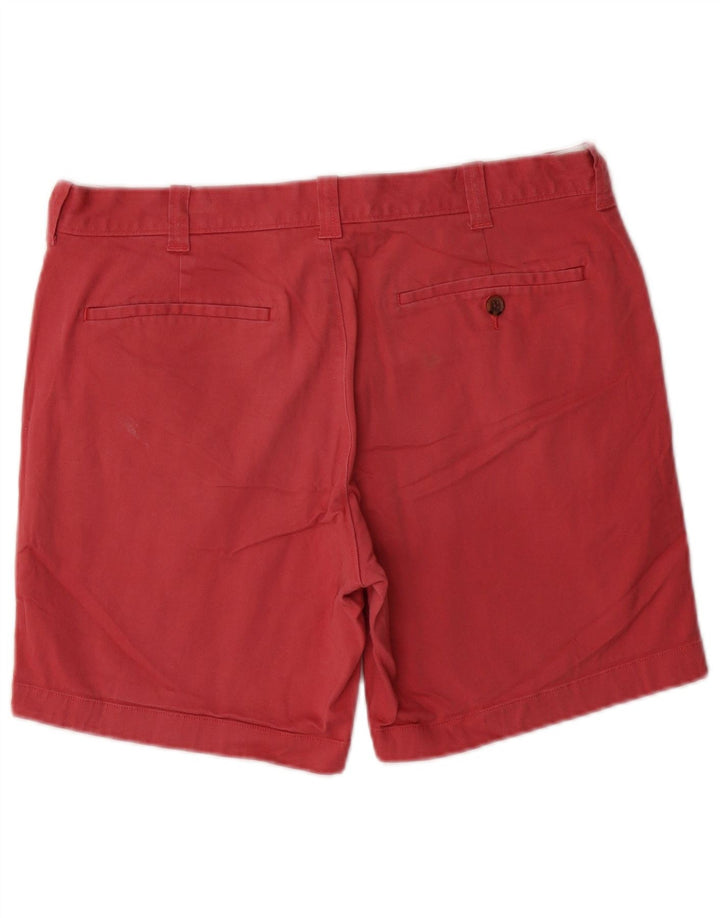 J. CREW Herren Chinoshorts W32 Mittelrote Baumwolle