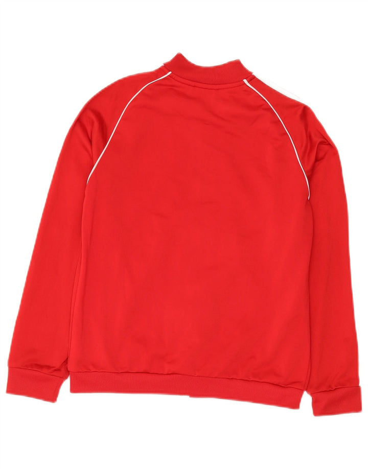 Adidas Jungen Trainingsanzug Top Jacke 10–11 Jahre, rotes Polyester