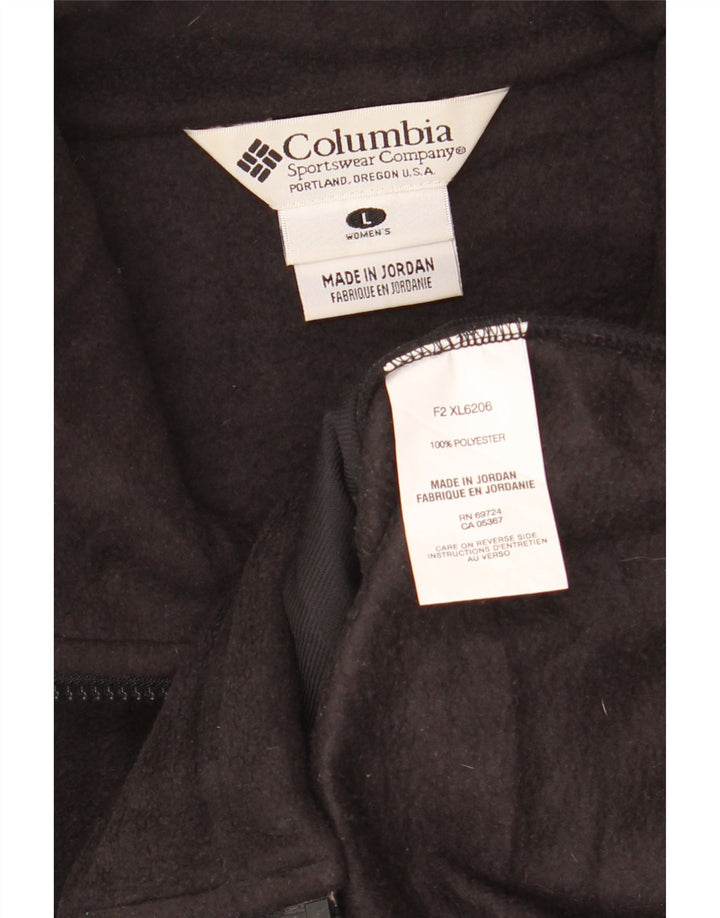 COLUMBIA Damen Fleeceweste UK 16 Large Schwarz Polyester