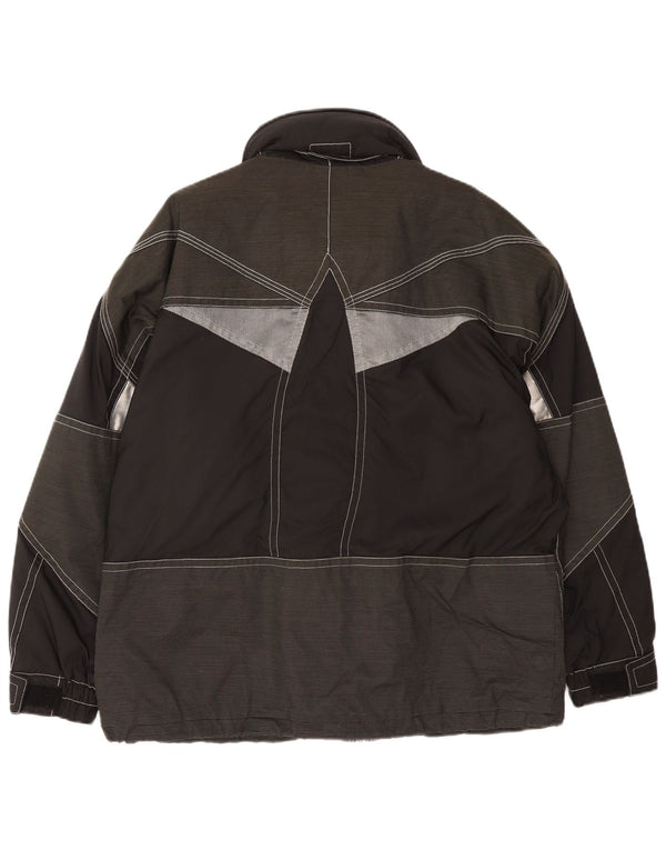 Colmar Herren-Skijacke mit Kapuze, IT 52, Größe L, Schwarz, Farbblock