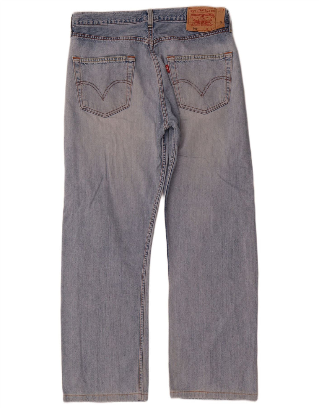 Levi's Herren 501 Straight Jeans W33 L28 Blaue Baumwolle
