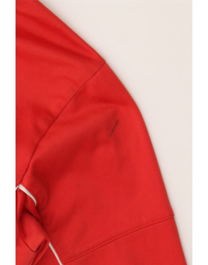 CHAMPION Boys Graphic Tracksuit Top Jacket 7-8 Years Small Red Polyester Vintage Champion and Second-Hand Champion from Messina Hembry 