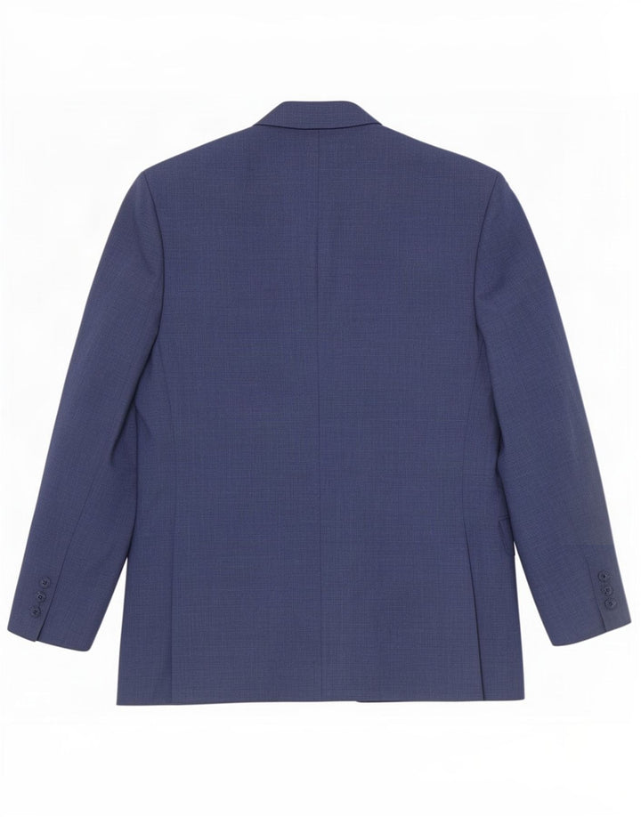 Marks & Spencer Herren-Blazer, kurz, mit 3 Knöpfen, UK 38, Mittelblau