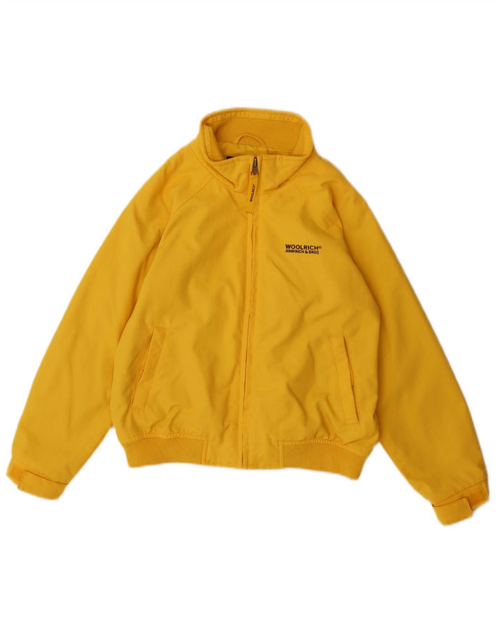 WOOLRICH Bomberjacke für Jungen, 7–8 Jahre, gelbes Nylon