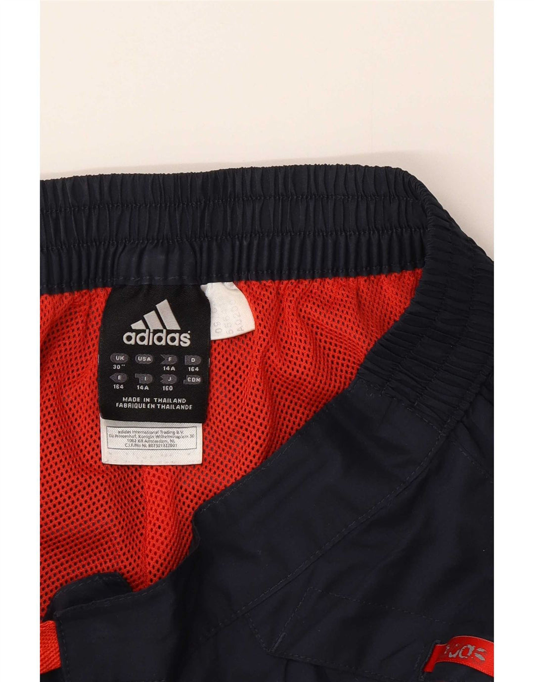 Adidas Capri-Trainingshose für Jungen, 13–14 Jahre, marineblaues Polyester