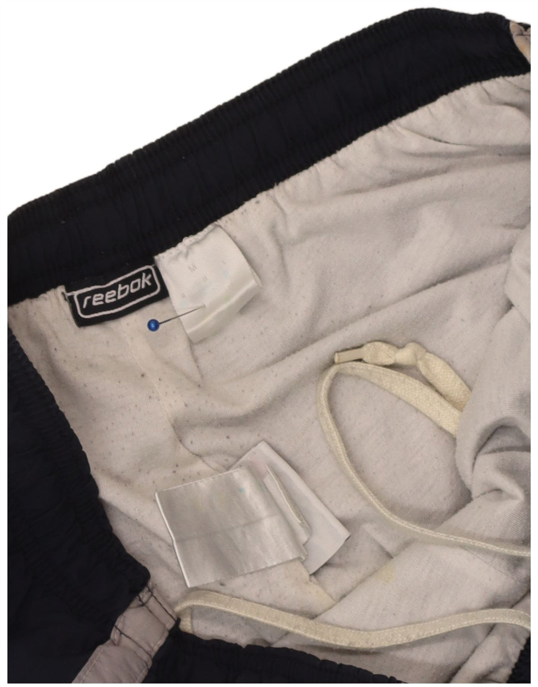 Reebok Herren Cargo-Trainingshose, mittelgroß, Marineblau, Farbblock