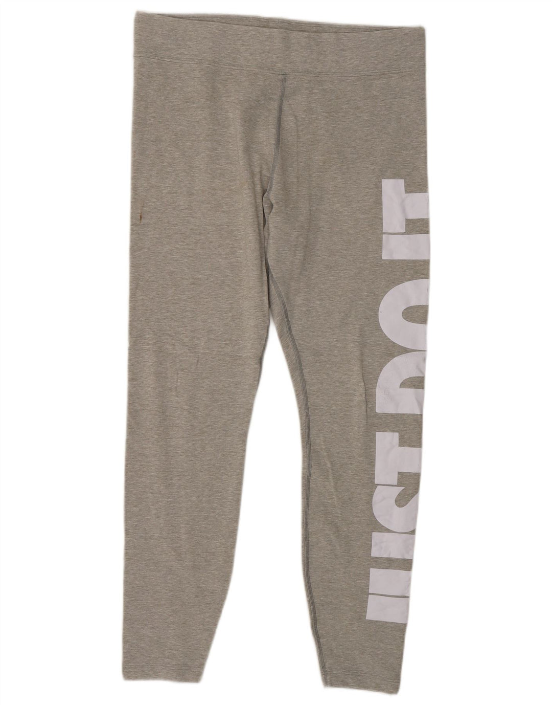 Nike Womens Crop Graphic Leggings UK 14 Große grau gefleckte Baumwolle