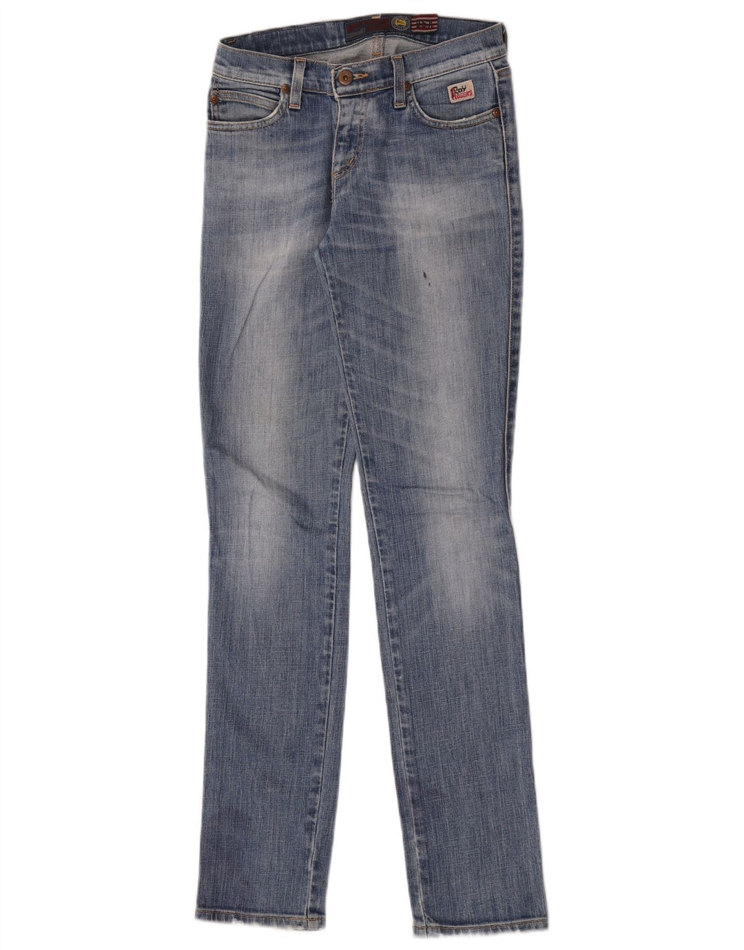 Roy Rogers Damen Slim Jeans IT 41 Small W27 L32 Blaue Baumwolle