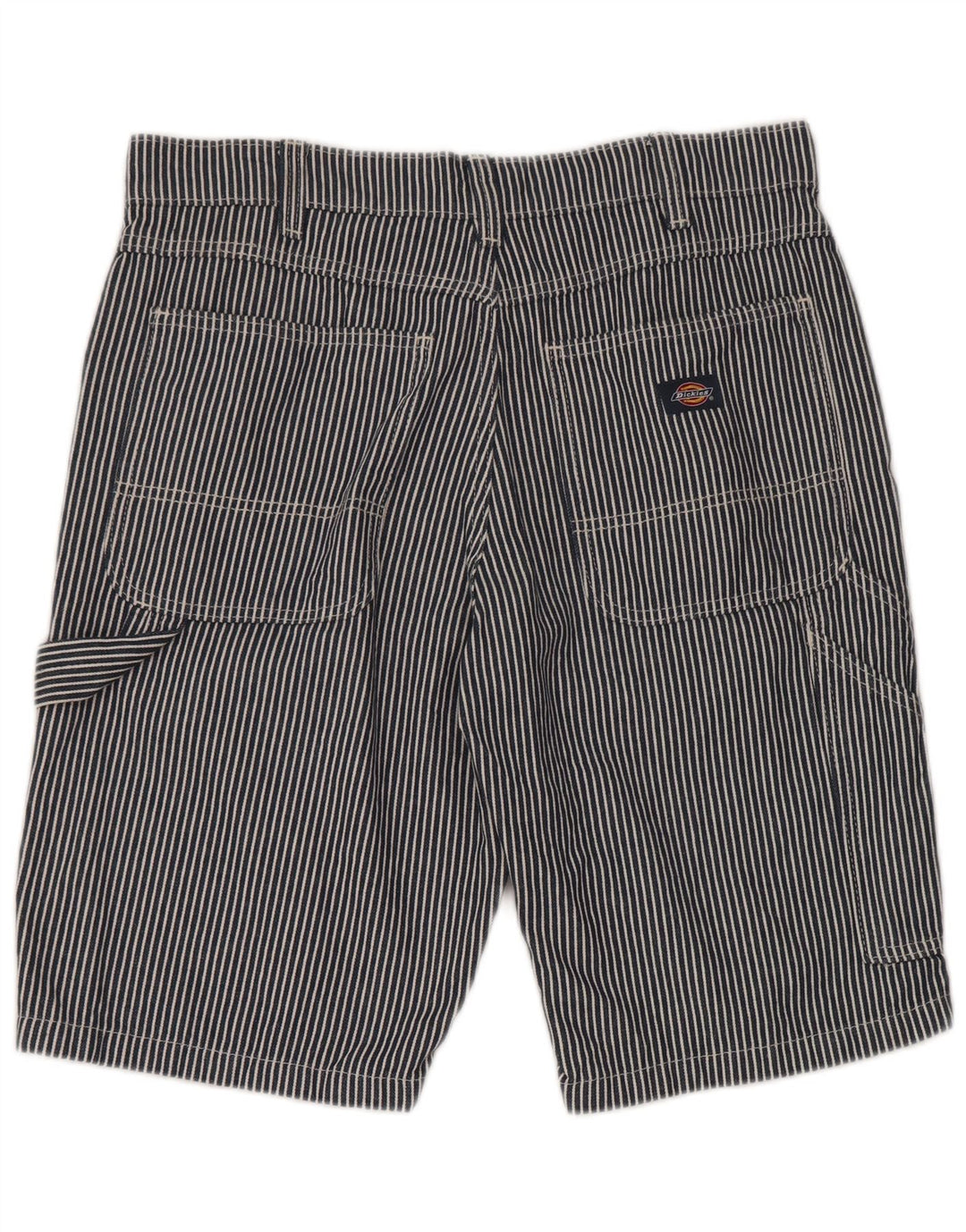 Dickies Herren-Cargoshorts W34, groß, marineblau, gestreift, Baumwolle