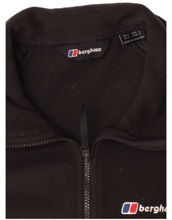 Berghaus Herren Fleecejacke UK 40 Large Schwarz Polyester