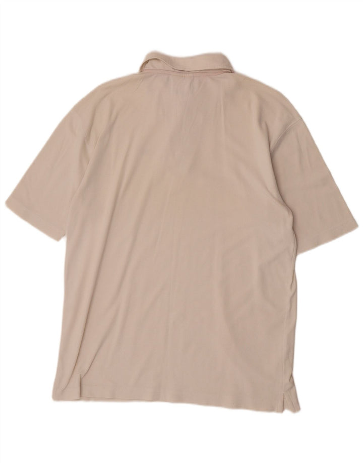 Reebok Herren Loose Fit Poloshirt Medium Off White