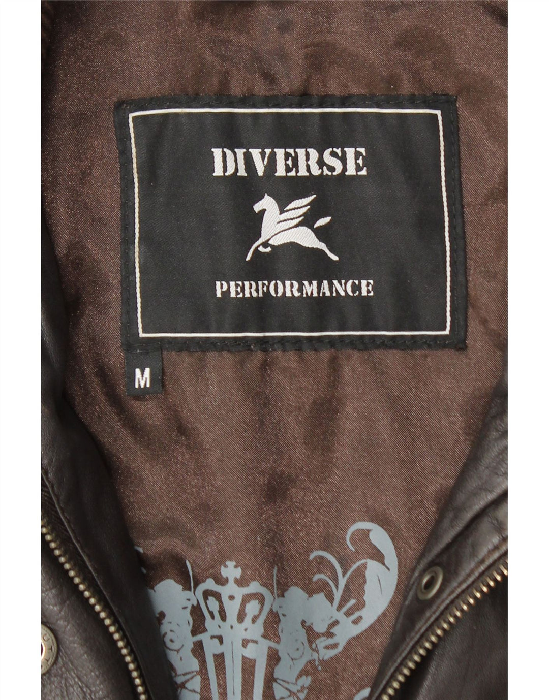 Vintage Damen Lederjacke UK 12 Mittelbraunes Leder