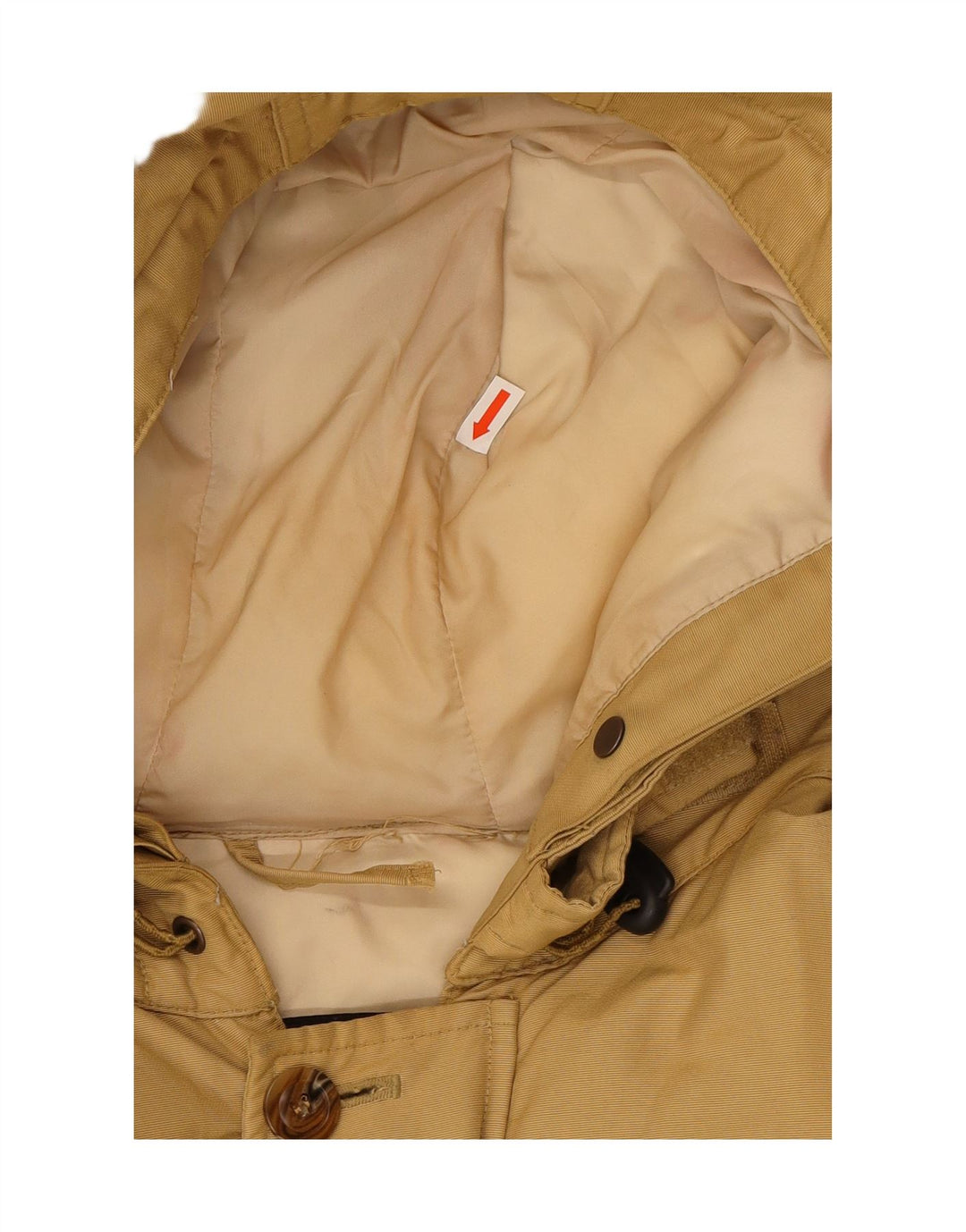 MARLBORO CLASSICS Mens Hooded Windbreaker Jacket UK 40 Large Beige