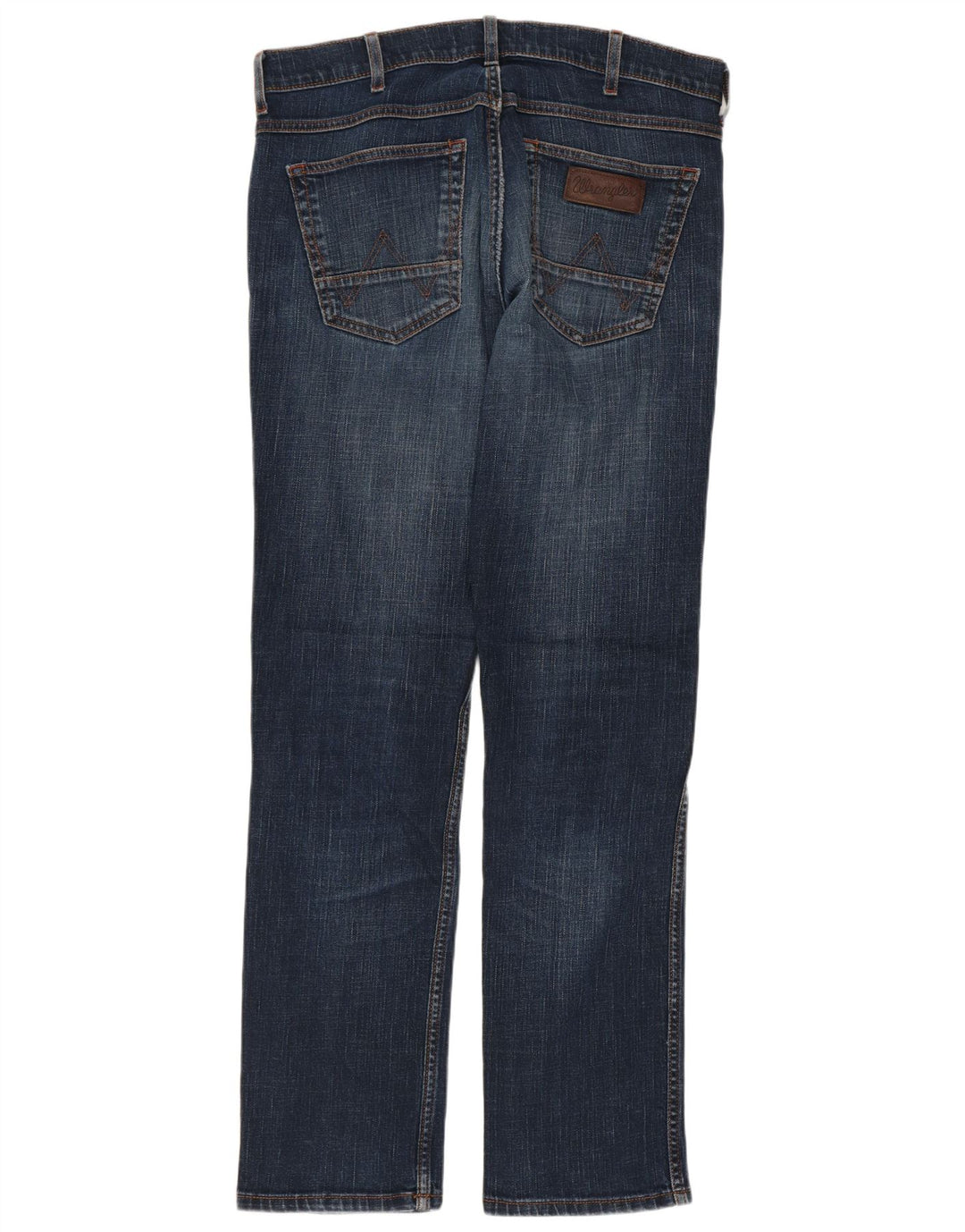 WRANGLER Herren Greensboro Straight Jeans W31 L32 Marineblaue Baumwolle