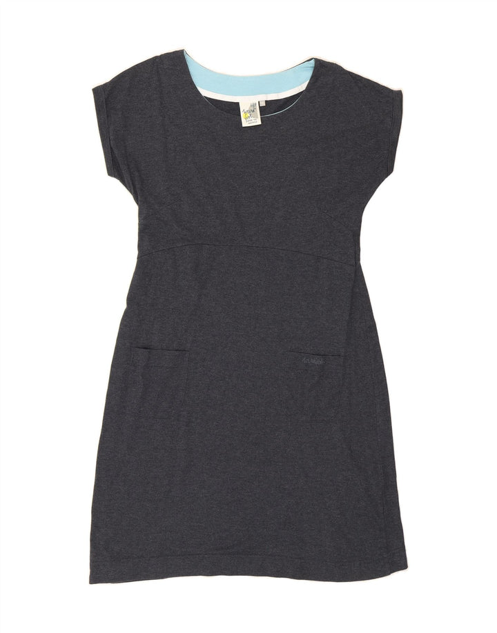WEIRD FISH Womens Basic Dress UK 14 Medium Grey Vintage Weird Fish and Second-Hand Weird Fish from Messina Hembry 