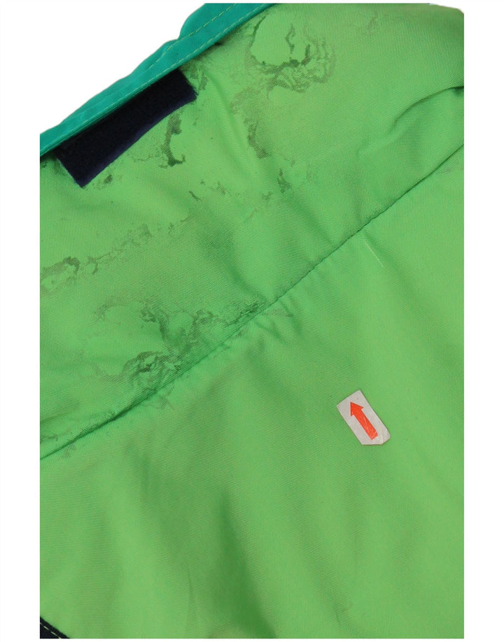 Colmar Herren-Skijacke mit Kapuze, IT 52, groß, grün, Farbblock