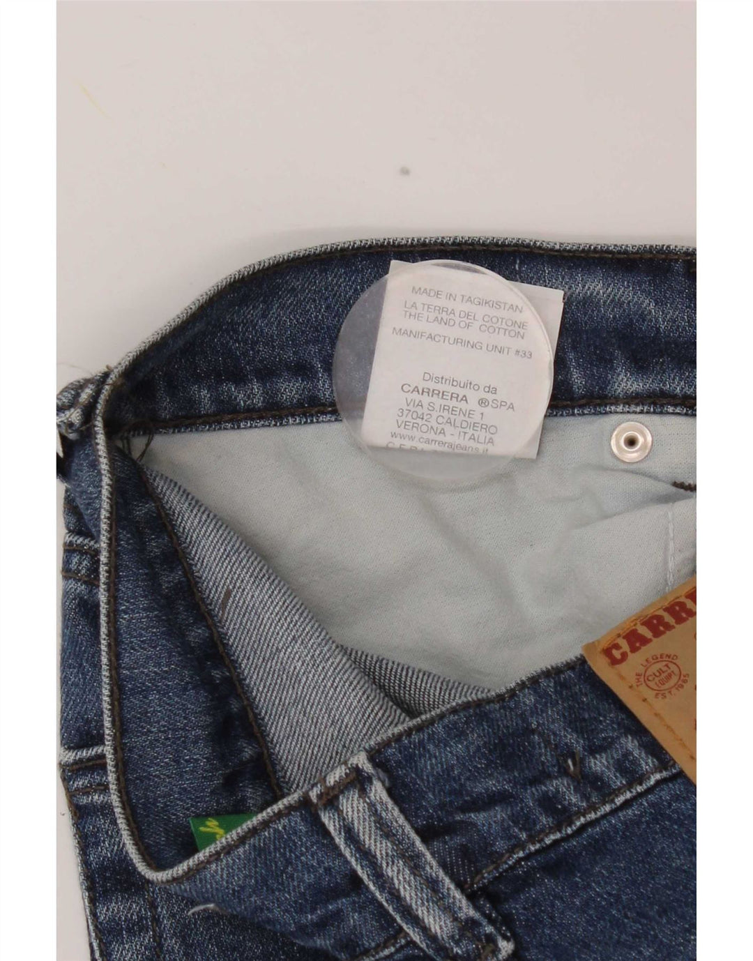 Carrera Herren 702 Straight Jeans W31 L34 Blaue Baumwolle
