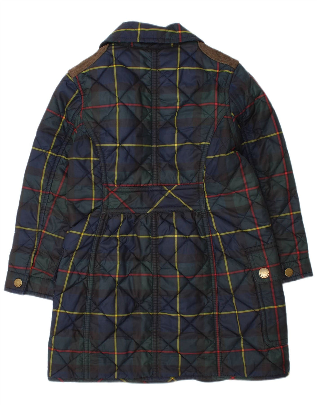 Ralph Lauren Steppjacke für Mädchen, 3–4 Jahre, marineblau kariert