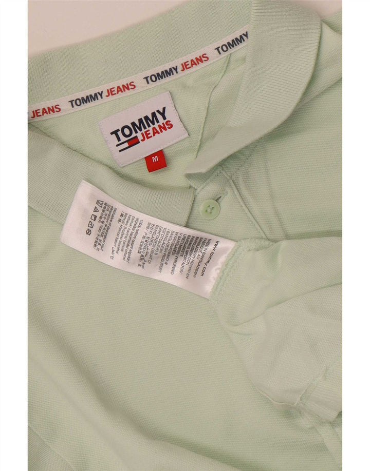 Tommy Hilfiger Herren-Poloshirt aus mittelgrüner Baumwolle