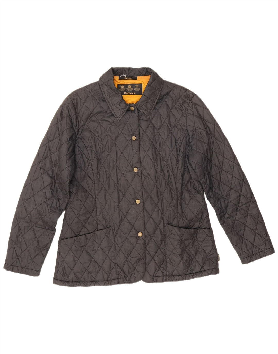 Barbour Damen Steppjacke UK 14 Large Schwarz