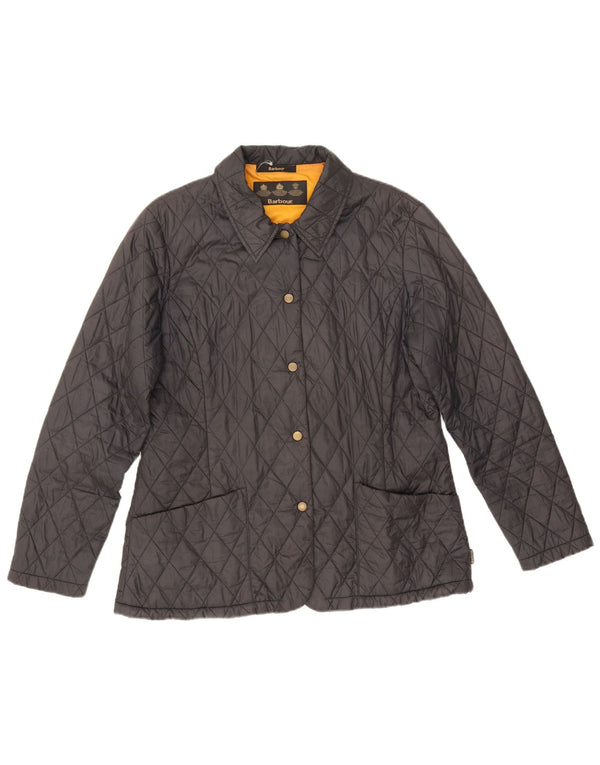 Barbour Damen Steppjacke UK 14 Large Schwarz