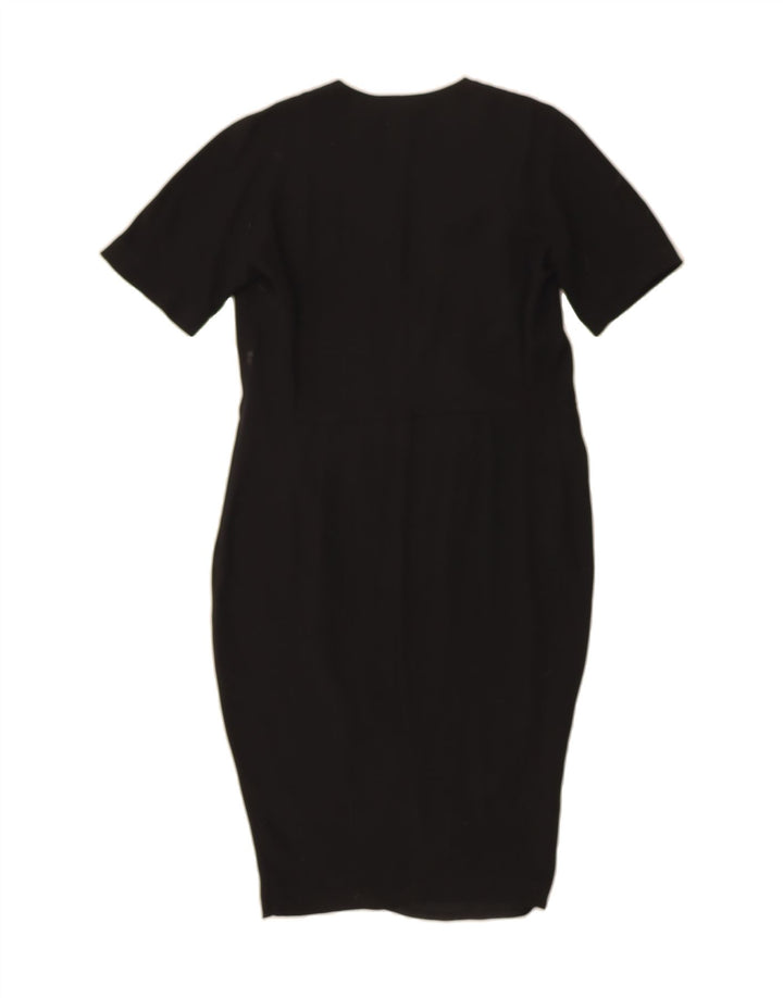 VINTAGE Womens Bodycon Dress UK 16 Large Black Vintage Vintage and Second-Hand Vintage from Messina Hembry 