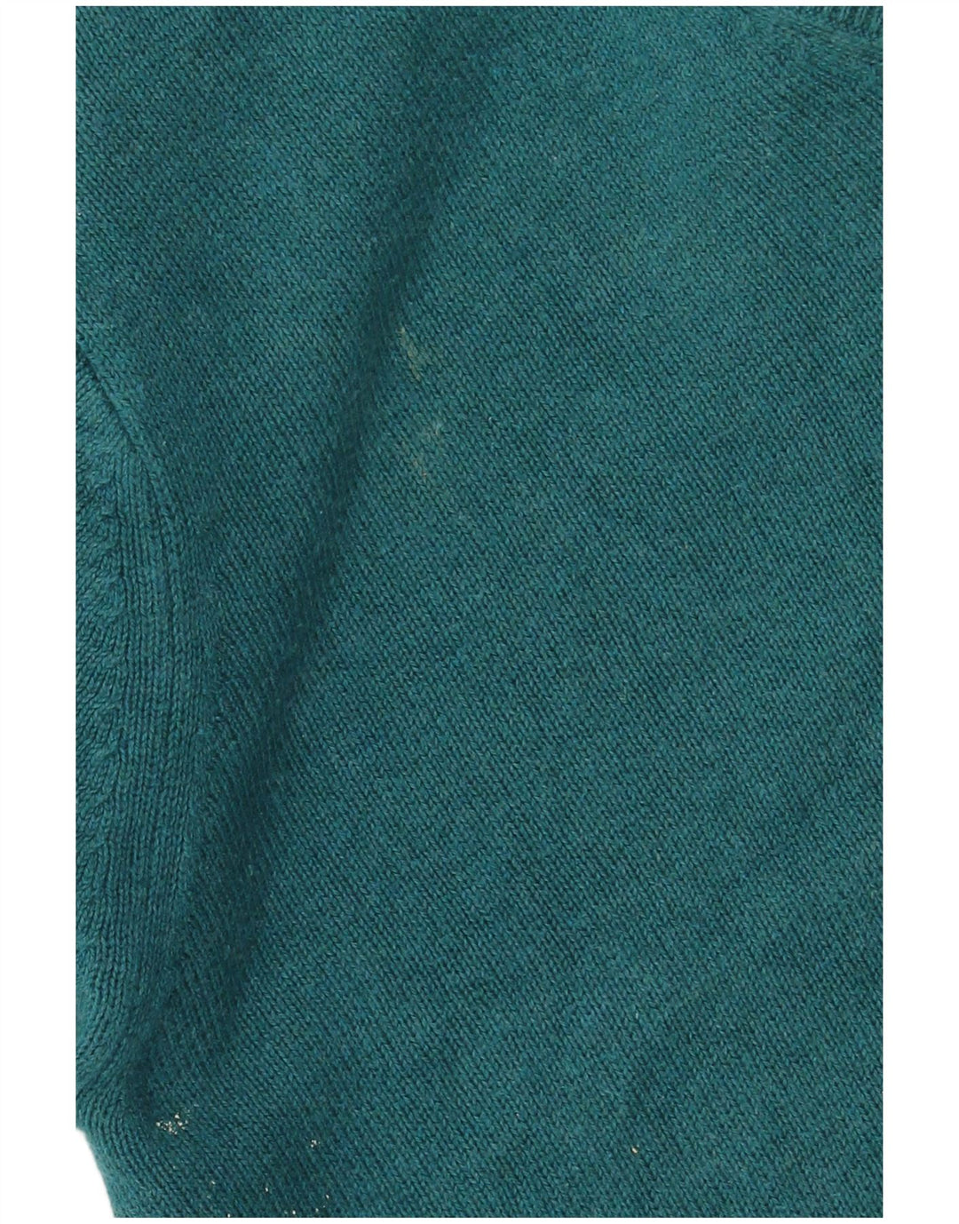 Marks & Spencer Herren-Pullover mit V-Ausschnitt aus mittelgrüner Baumwolle