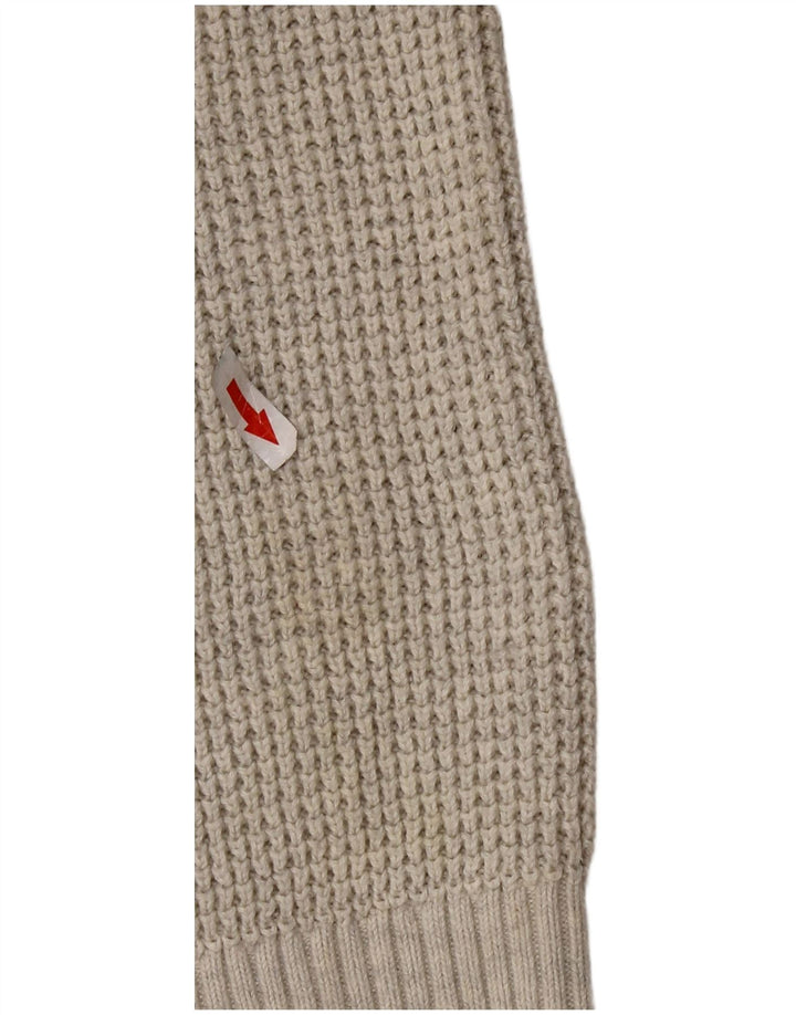 TOMMY HILFIGER Herren-Cardigan-Pullover, kleine graue Baumwolle