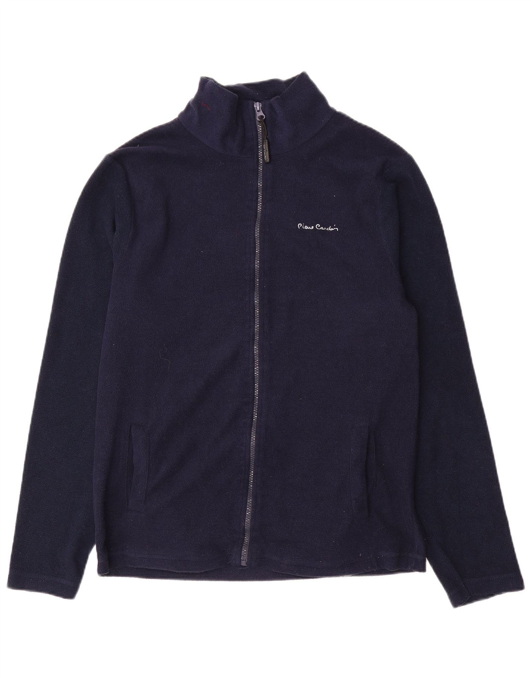 Pierre Cardin Herren Fleecejacke UK 36 Small Marineblau