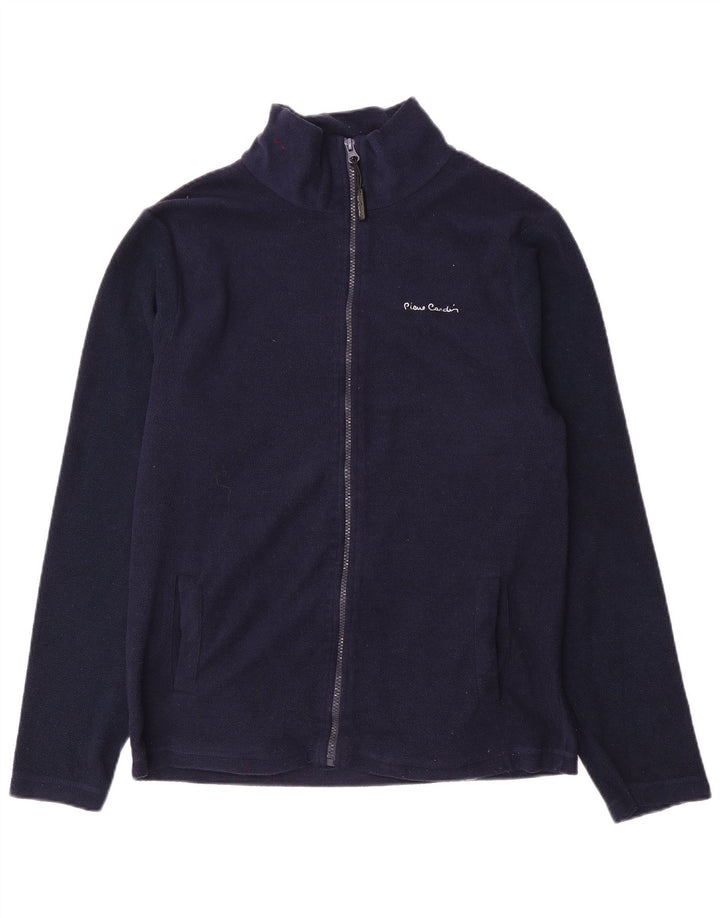 Pierre Cardin Herren Fleecejacke UK 36 Small Marineblau