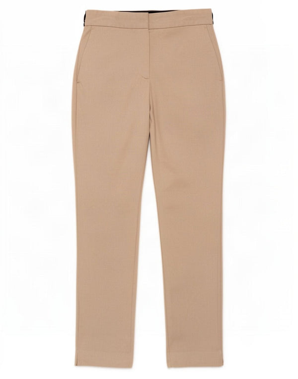 Zara Womens Slim Chino Trousers Medium W28 L26 Beige Colourblock Polyester