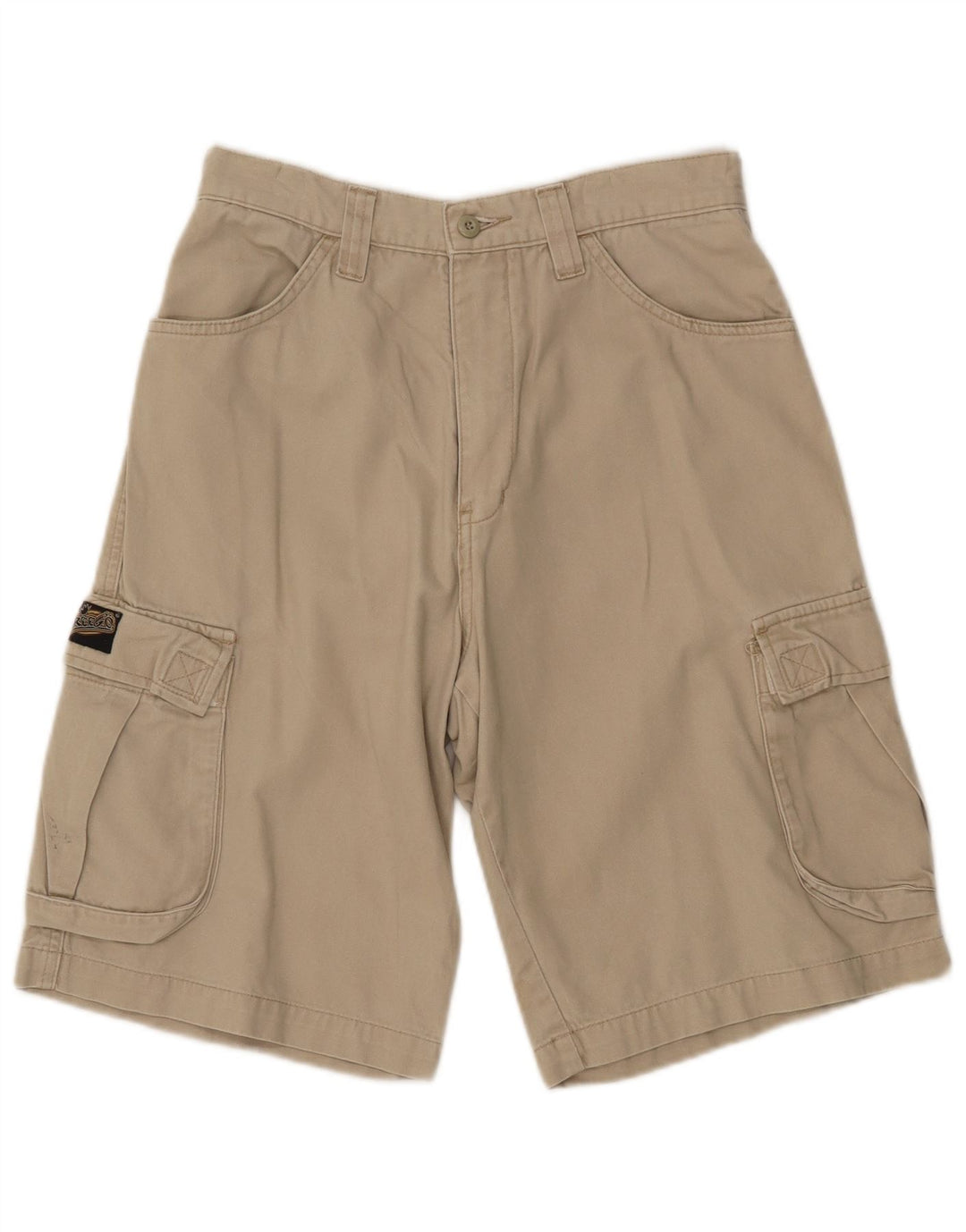 FREEGO Herren Cargoshorts W30 Mittelbeige Baumwolle