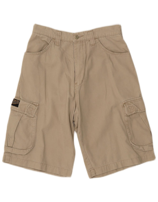 FREEGO Herren Cargoshorts W30 Mittelbeige Baumwolle