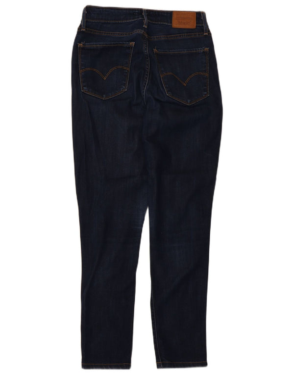 Levi's Damen 721 High Rise Skinny Jeans W27 L30 Marineblaues Lyocell