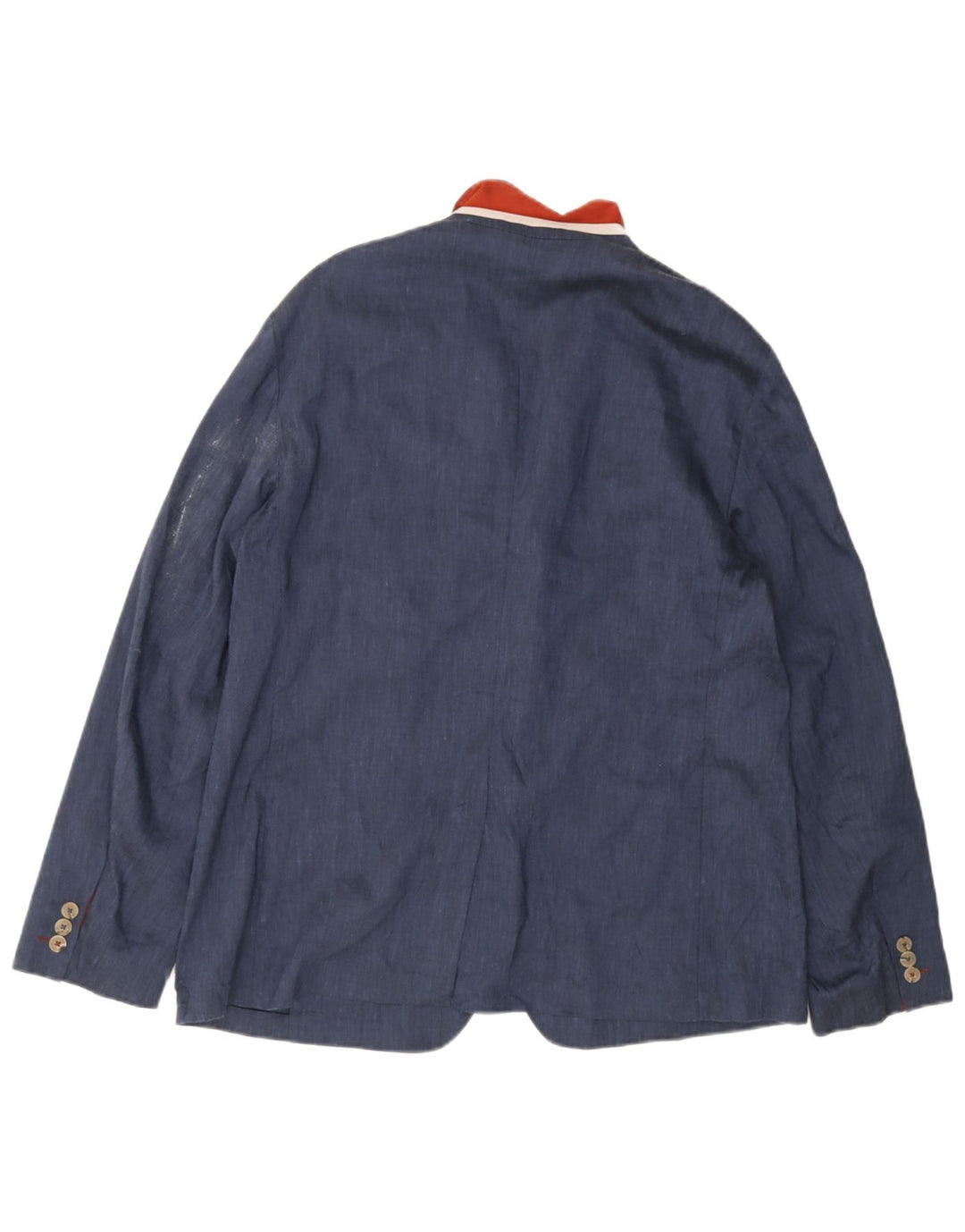 Ted Baker Herren-Blazer mit 3 Knöpfen, Größe 6 2XL, blaues Leinen