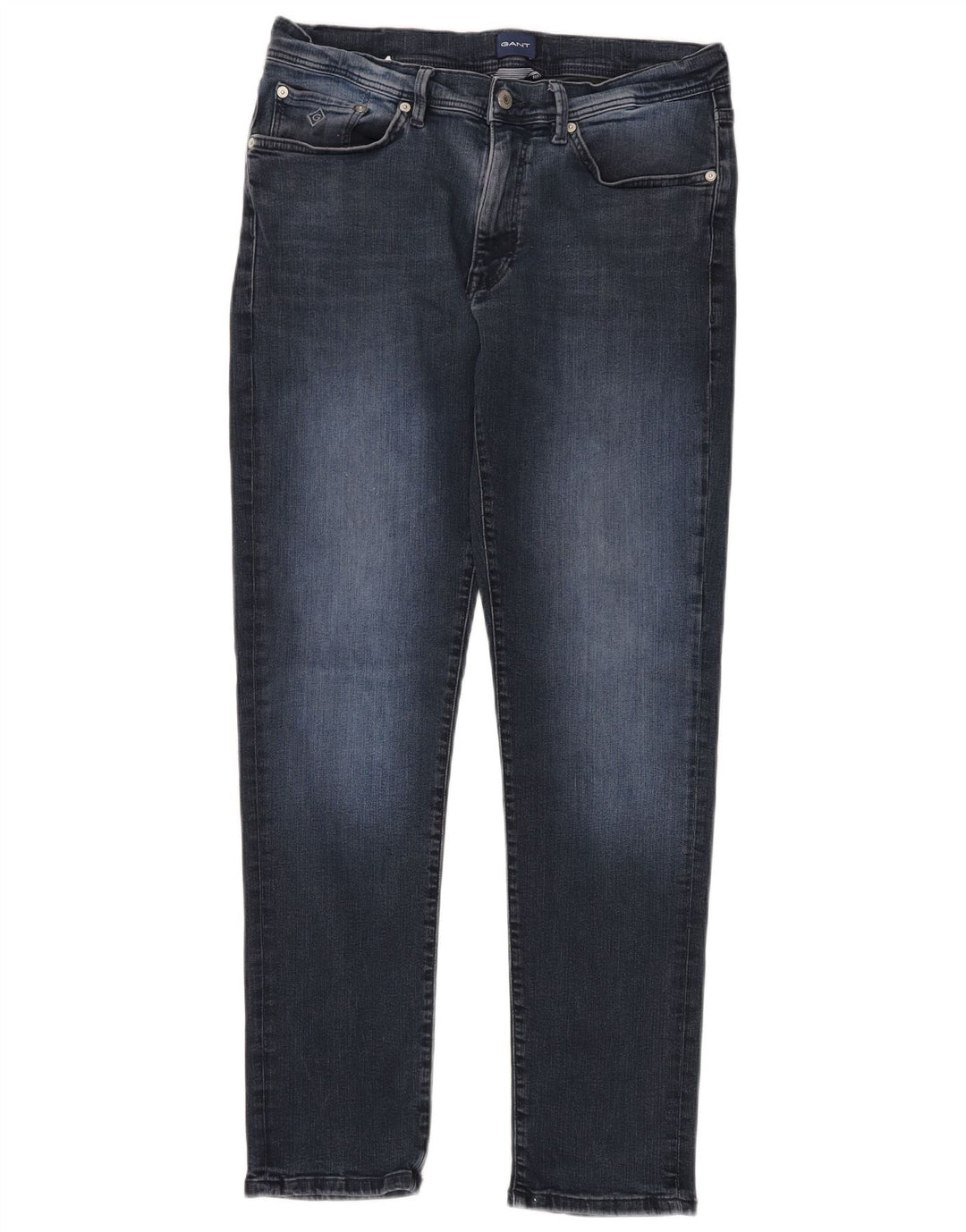 GANT Herren Slim Jeans W34 L30 Blaue Baumwolle
