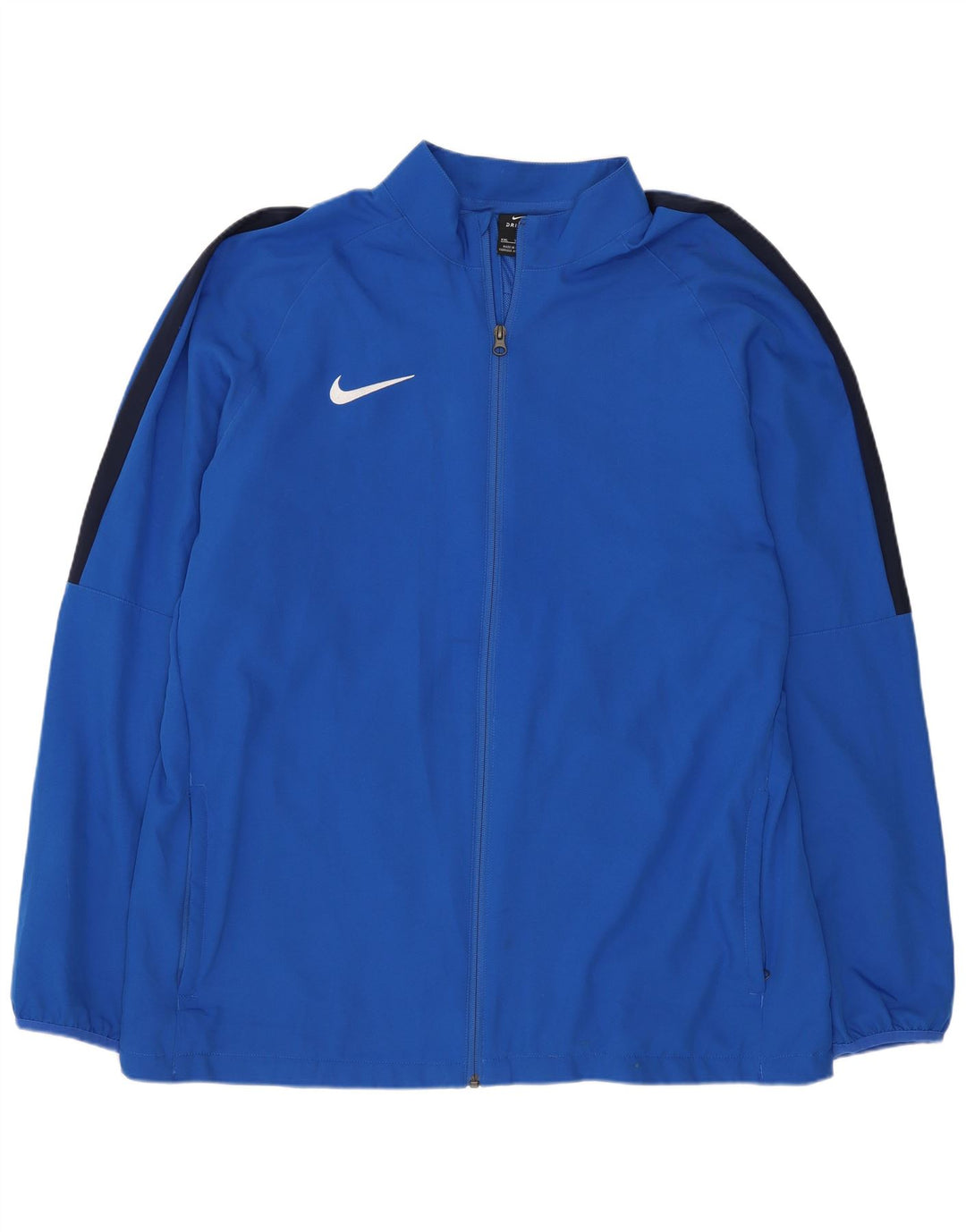 Nike Herren Dri Fit Regular Trainingsanzug Top Jacke 2XL Blau Polyester Sport